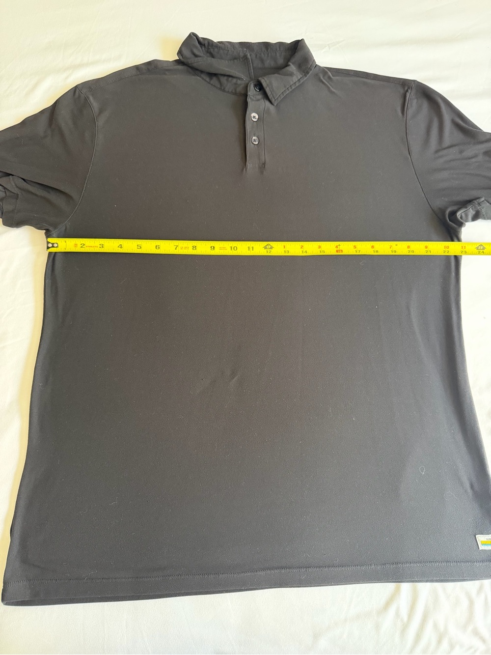 Vuori "Strato" Tech Classic Black Short Sleeve Polo - Picture 15 of 16